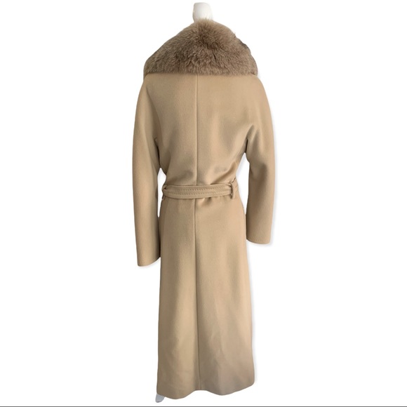 Max Mara wool & cashmere Full length tan coat - Picture 3 of 12